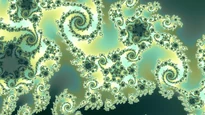 A wallpaper drawn in orbit itinerary, in the Julia d = 5 family.