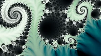 A wallpaper drawn in curvature, in the Julia family.