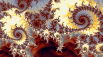 A wallpaper drawn in triangle-inequality average, in the Julia d = 3 family.