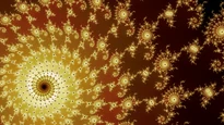 A wallpaper drawn in smooth, in the Mandelbrot family.