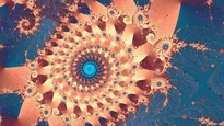 A wallpaper drawn in closest trap angle over smooth, in the Julia family.