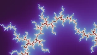 A Mandelbrot frame taken at random on the boundary, drawn in one neutral palette.