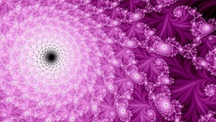 A wallpaper drawn in curvature over smooth, in the Multibrot d = 3 family.