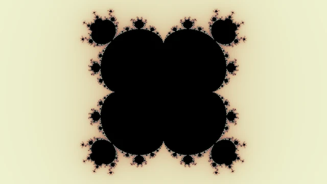 The whole Multibrot d = 5 set, drawn in one palette.