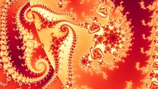 A wallpaper drawn in orbit itinerary, in the Julia d = 3 family.