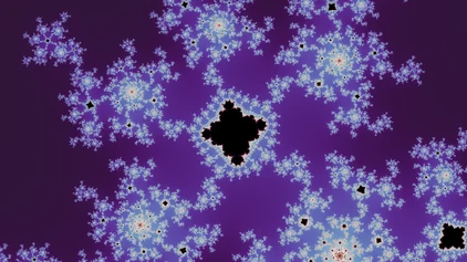 Step 2 of one descent, in the Multibrot d = 5 family, drawn in one neutral palette.