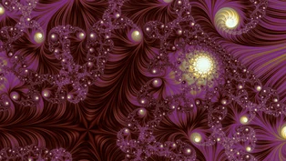 A wallpaper drawn in stripe average, in the Julia d = 3 family.