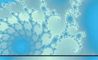 One attempt of the mine at this location, drawn in orbit itinerary, with its palette's gradient under it.