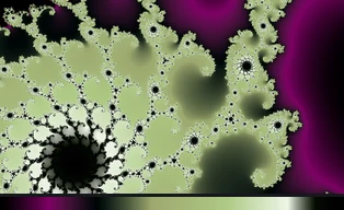 One attempt of the mine at this location, drawn in orbit itinerary, with its palette's gradient under it.