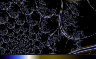 One attempt of the mine at this location, drawn in line trap, with its palette's gradient under it.