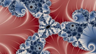 A finished wallpaper from a curated gallery, in the threads rendering.