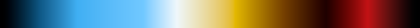 The gradient Azure, Gold, Oxblood, closes on the color it opens with.