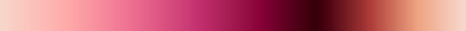 The gradient Bone and Blush, closes on the color it opens with.