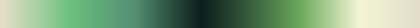 The gradient Bone and Deep Green, closes on the color it opens with.