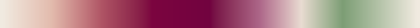 The gradient Bone Orchard Rose, closes on the color it opens with.