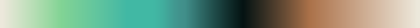 The gradient Copper on Verdigris, closes on the color it opens with.