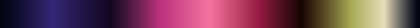 The gradient Court of Thorns, closes on the color it opens with.