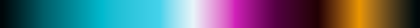 The gradient Cyan, Magenta, Amber, closes on the color it opens with.