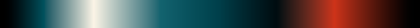 The gradient Cyan Coal, One Coral, closes on the color it opens with.