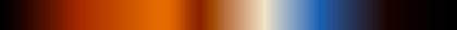 The gradient Fire, One Cobalt Chip, closes on the color it opens with.