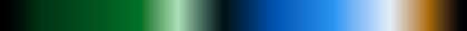 The gradient Green, Cobalt, Amber, closes on the color it opens with.