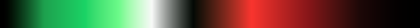The gradient Green Fire, Black Ash, closes on the color it opens with.