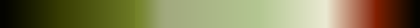 The gradient Lime Ash Ember, closes on the color it opens with.