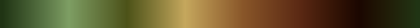 The gradient Moss, Clay & Gold, closes on the color it opens with.