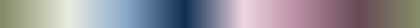 The gradient Olive, Ash-Blue & Rose, closes on the color it opens with.