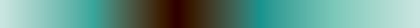 The gradient Pale Verdigris, Copper Heart, closes on the color it opens with.