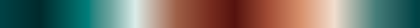 The gradient Petrol & Coral, closes on the color it opens with.