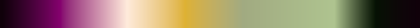 The gradient Plum, Gold & Moss, closes on the color it opens with.