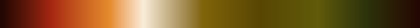 The gradient Rust to Olive, closes on the color it opens with.