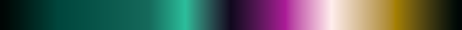The gradient Teal, Magenta, Gold, closes on the color it opens with.
