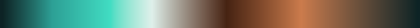 The gradient Teal Against Rust, closes on the color it opens with.