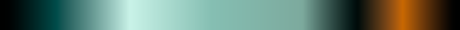 The gradient Teal Family, Amber Spark, closes on the color it opens with.