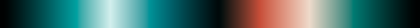 The gradient Tidewater, Two Crests, closes on the color it opens with.