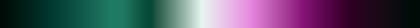 The gradient Verdigris & Fuchsia, closes on the color it opens with.