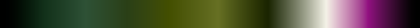 The gradient Verdigris to Lime, One Rose, closes on the color it opens with.
