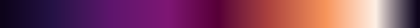 The gradient Wine & Ember, closes on the color it opens with.